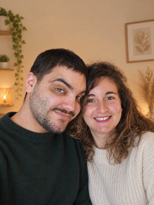 Jefferson et Laura, tête contre tête